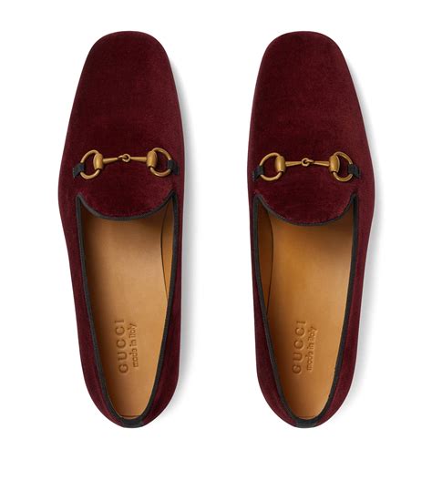 gucci velvet horsebit loafer